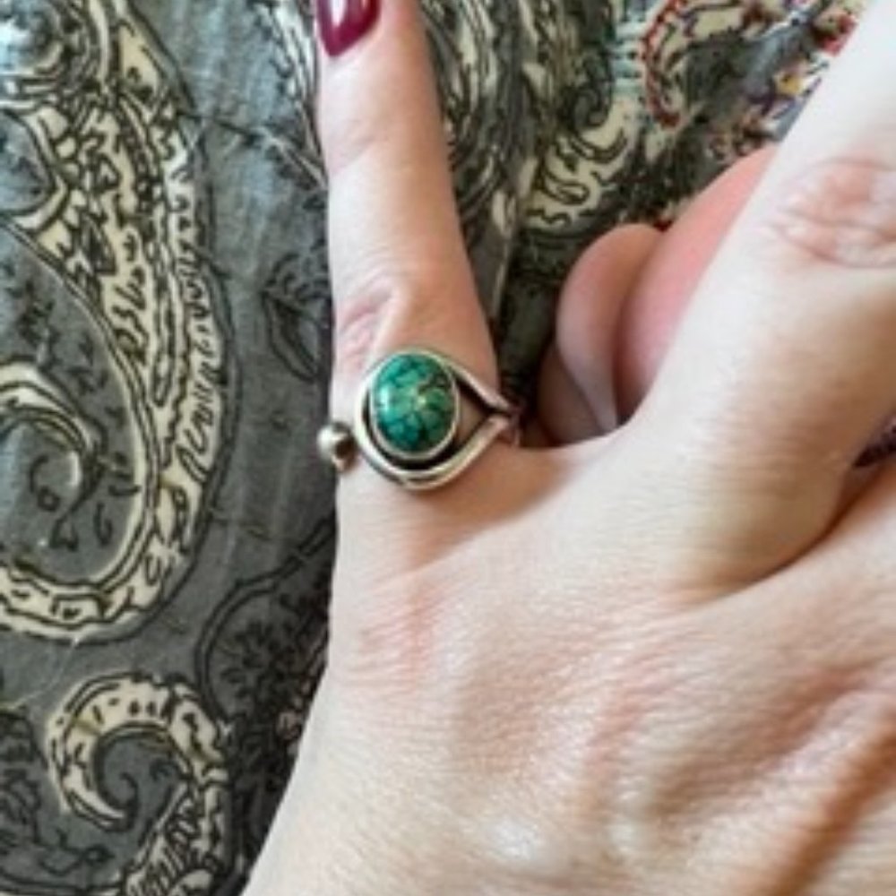 Sterling Silver and Turquoise ring